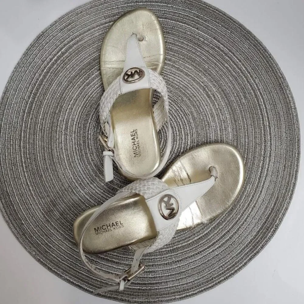 🔥4/$25 MICHAEL KORS GIRLS SANDALS FLIP FLOPS, 2